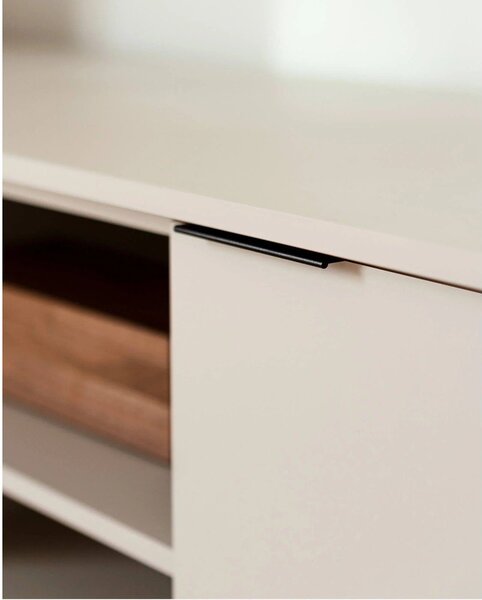 Szarobeżowa szafka pod TV 189x61x42 cm Mod – noo.ma