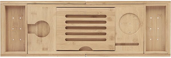 Mexen Bamboo półka na wanne 70-105 cm, bambus natural - 701170-00