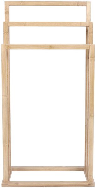Mexen Bamboo stojący wieszak na ręcznik, bambus natural - 701342-00