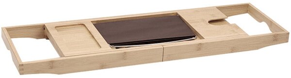 Mexen Bamboo półka na wanne 70-100 cm, bambus natural - 701270-00