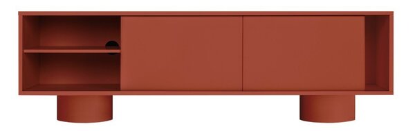 Szafka pod TV w kolorze terakoty 160x48x42 cm Taro – noo.ma