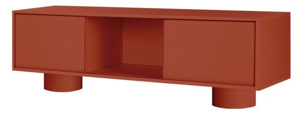 Szafka pod TV w kolorze terakoty 160x48x42 cm Taro – noo.ma