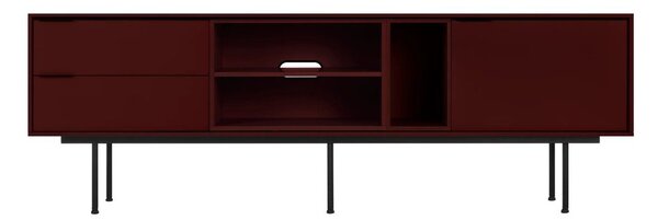 Bordowa szafka pod TV 189x61x42 cm Mod – noo.ma