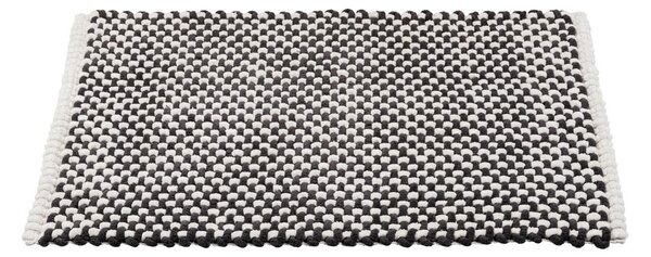 Czarno-biały tekstylny dywanik łazienkowy 50x80 cm Covelo – Wenko
