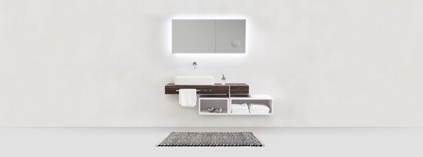 Czarno-biały tekstylny dywanik łazienkowy 50x80 cm Covelo – Wenko