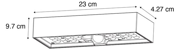 Zewnetrzna Kinkiet / Lampa scienna zewnętrzny biały ze światłem mijania i czujnikiem nasłonecznienia - Kayo Oswietlenie zewnetrzne