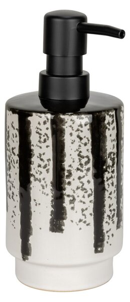 Czarno-biały ceramiczny dozownik do mydła 340 ml Subiza – Wenko