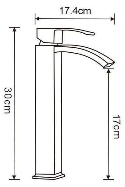 Mexen Libra R45 zestaw wannowy, złoty - 745113R45-50