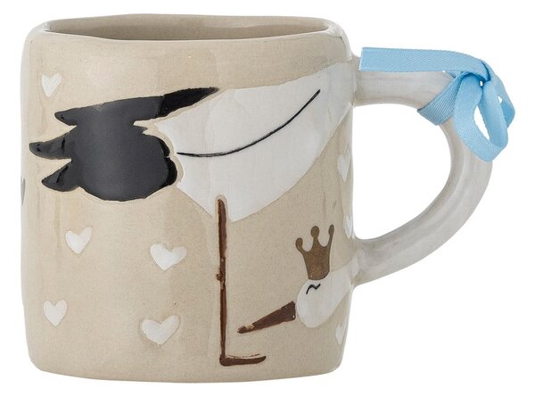 Beżowy ceramiczny kubek dla dzieci 225 ml Bambino – Bloomingville Mini
