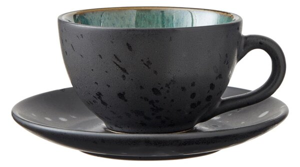 Czarne/ciemnoniebieskie filiżanki zestaw 4 szt. ceramiczne 240 ml Gastro Black/Mix – Bitz
