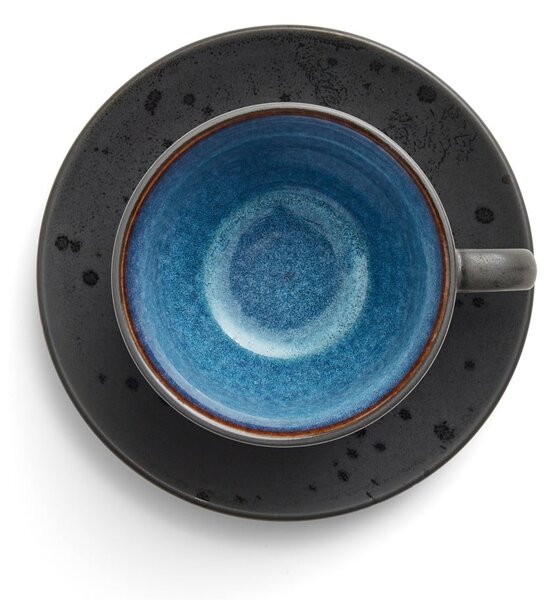 Czarne/ciemnoniebieskie filiżanki zestaw 4 szt. ceramiczne 240 ml Gastro Black/Mix – Bitz
