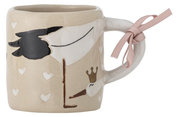 Beżowy ceramiczny kubek dla dzieci 225 ml Bambino – Bloomingville Mini