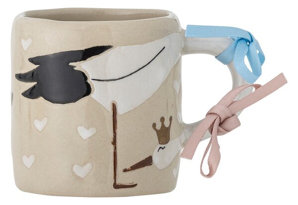 Beżowy ceramiczny kubek dla dzieci 225 ml Bambino – Bloomingville Mini