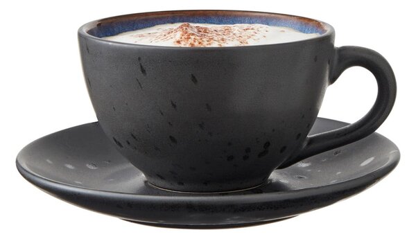 Czarne/ciemnoniebieskie filiżanki zestaw 4 szt. ceramiczne 240 ml Gastro Black/Mix – Bitz