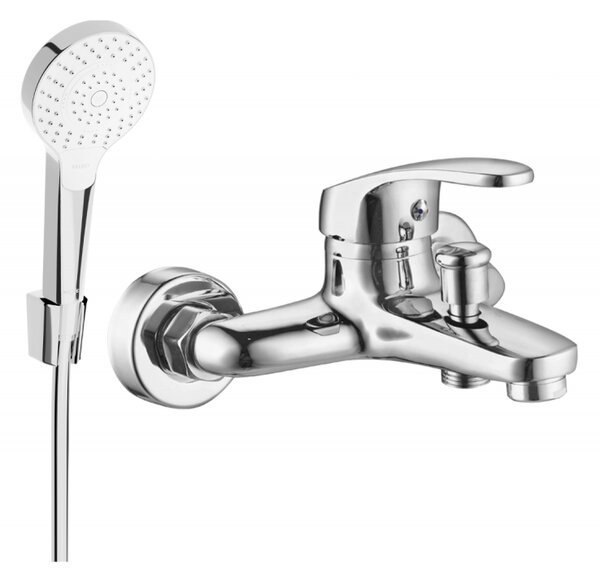 Mexen Erica R72 bateria wannowa z zestawem prysznicowym, chrom - 74643R72-00