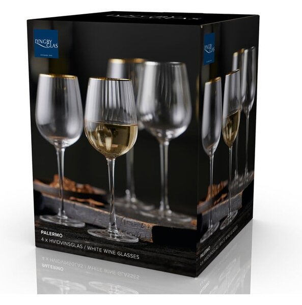 Kieliszki do wina zestaw 4 szt. 300 ml Palermo – Lyngby Glas