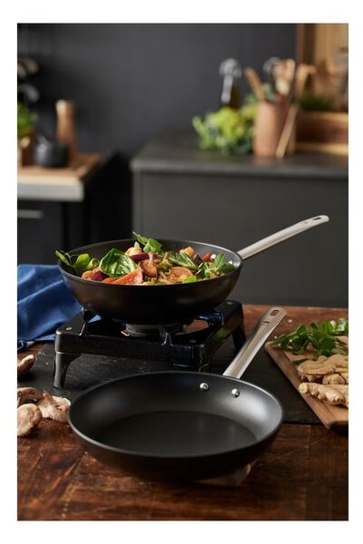 Patelnia wok aluminiowa z powłoką nieprzywierającą ø 28 cm – Holm