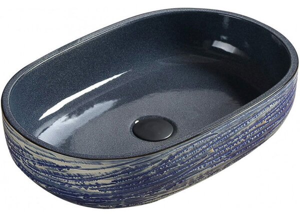 Mexen Alita umywalka nablatowa 58 x 39 cm, niebieska - 22045866