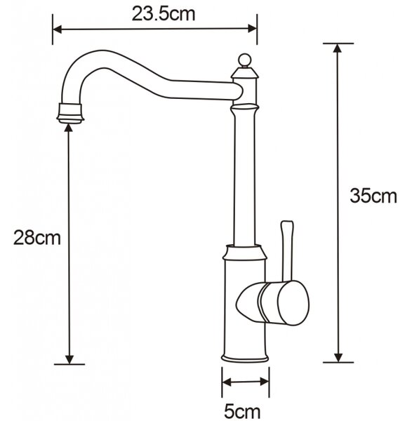 Mexen Inu bateria kuchenna, inox - 672200-99