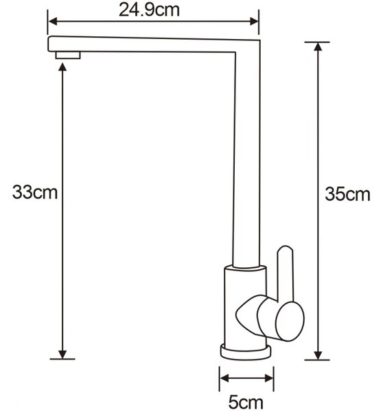 Mexen Gina bateria kuchenna, inox - 672300-99