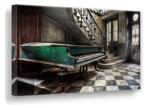 Obraz Styler Canvas Silver Uno Piano, 85x113 cm