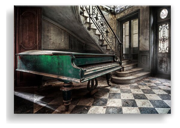 Obraz Styler Canvas Silver Uno Piano, 85x113 cm