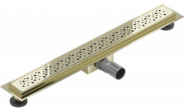 Mexen Flat M12 odpływ liniowy 50 cm, złoty - 1521050-15