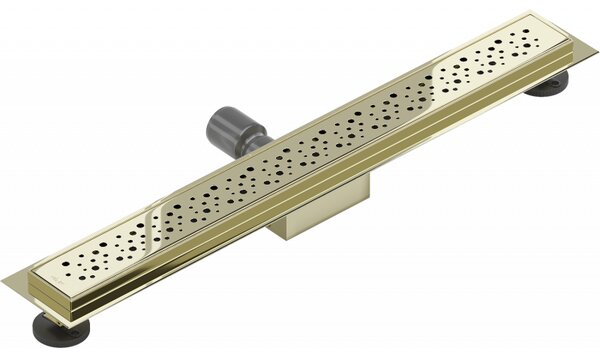 Mexen Flat M12 odpływ liniowy 50 cm, złoty - 1521050-15