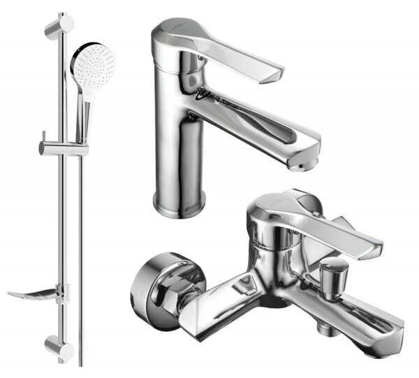 Mexen Sabre DF05 zestaw wannowy, chrom - 72103DF05-00