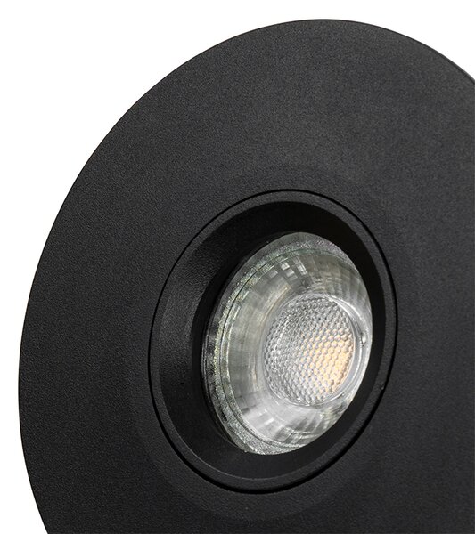 Inteligentny reflektor wpuszczany czarny z Wifi GU10 50mm - Buco