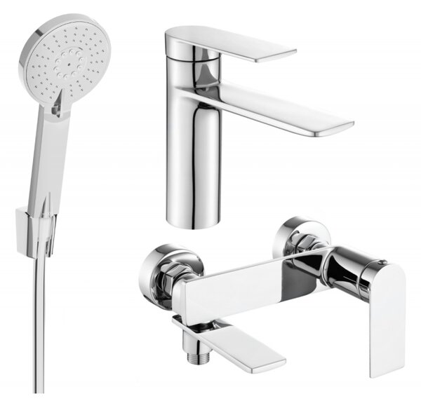 Mexen Zero R40 zestaw wannowy, chrom - 71103R40-00
