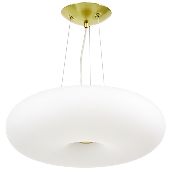 NOWOCZESNA LAMPA WISZĄCA BIAŁO-ZŁOTA BIANTE D48