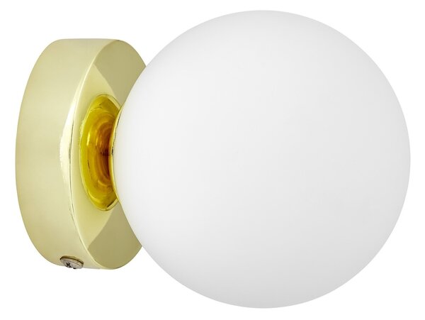 LAMPA ŚCIENNA KINKIET NOWOCZESNY KLASYCZNY ZŁOTY MARSIADA W1