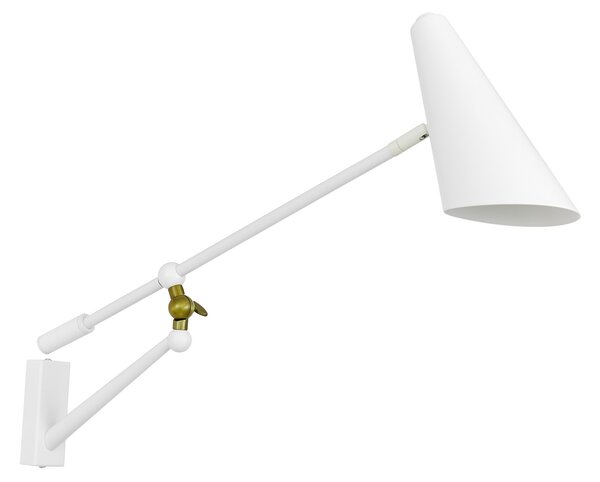 LAMPA ŚCIENNA KINKIET NOWOCZESNY BIAŁA RUNA