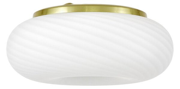 LAMPA SUFITOWA PLAFON NOWOCZESNA BIAŁO-ZŁOTA MONARTE D28