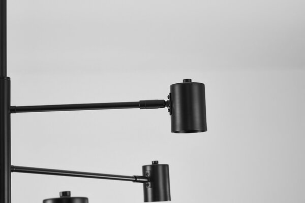 LAMPA SUFITOWA WISZĄCA NOWOCZESNA CZARNA DORA W6