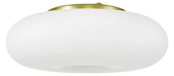 LAMPA SUFITOWA PLAFON NOWOCZESNA BIAŁO-ZŁOTA BIANTE D38