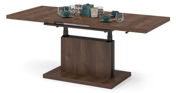ASTON Dąb Brązowy - NOWOCZESNA ŁAWA ROZKŁADANA PODNOSZONA STÓŁ ŁAWOSTÓŁ