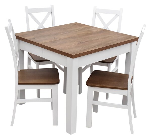 Stół rozkładany z krzesłami do jadalni 10 os. Z080