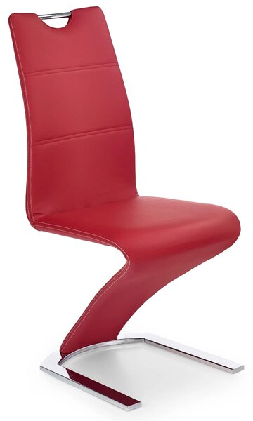 Stylowe tapicerowane krzesło metalowe D8-W66