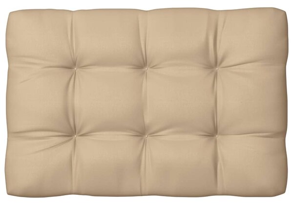 Poduszka na sofę z palet, beżowa, 120x80x10 cm