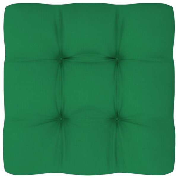 Poduszka na sofę z palet, zielona, 80x80x10 cm
