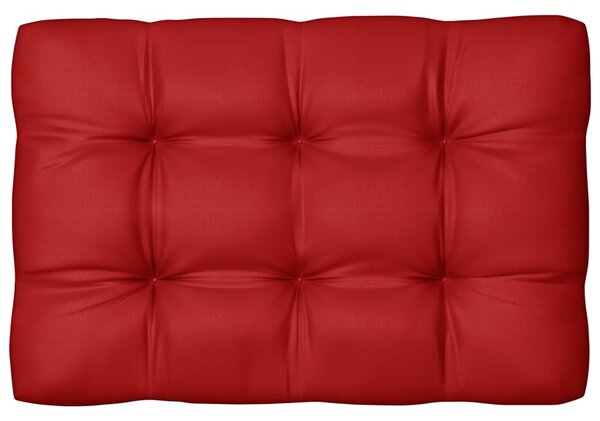 Poduszka na sofę z palet, czerwona, 120x80x10 cm