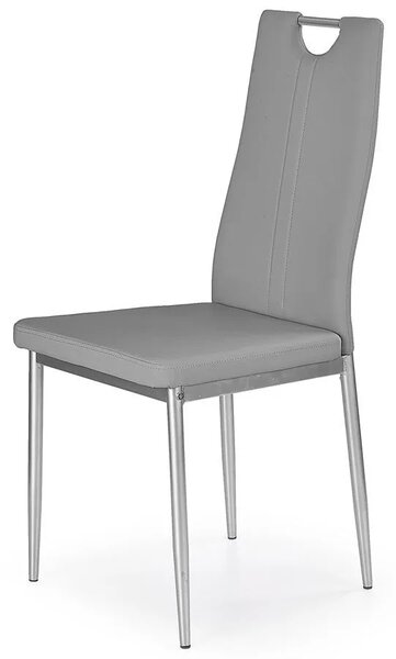 Krzesło tapicerowane Vulpin - popielate