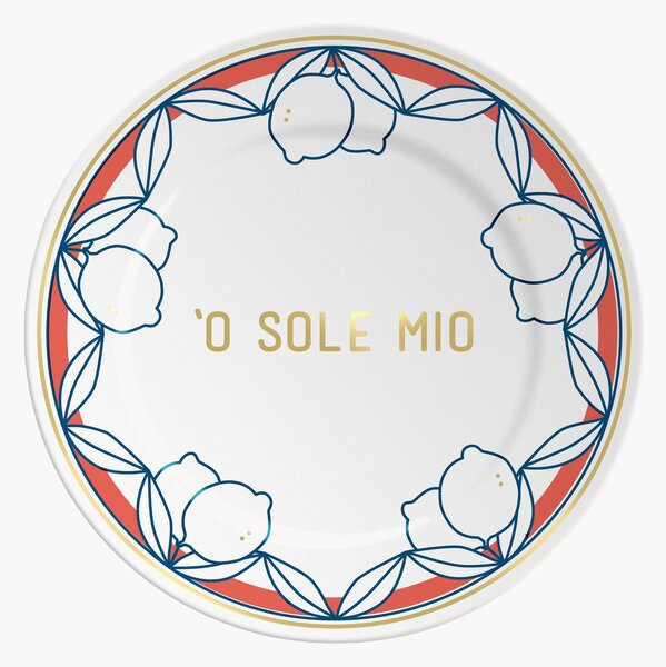 Talerz z porcelany ‘O Sole Mio