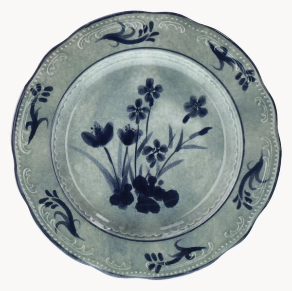 Komplet talerzy deserowych z porcelany Vienna Frey Flowers, 6 elem