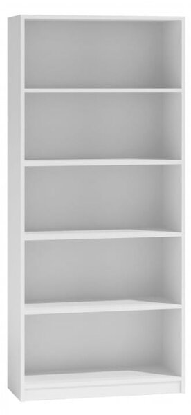 Półka stojąca na książki biała regał 182x80 | Umeblowana.com