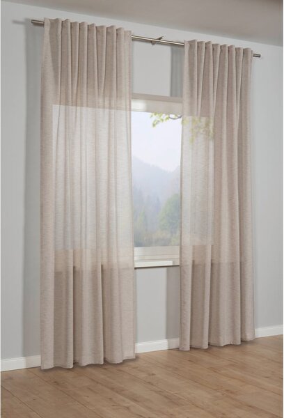 Zasłona w naturalnym kolorze 140x245 cm Natur – Sehlbach
