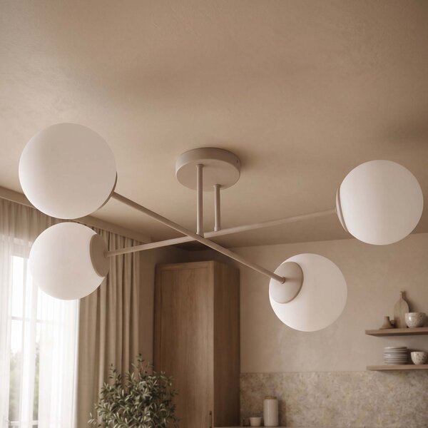 Lampa sufitowa Aurelia 4 beżowa