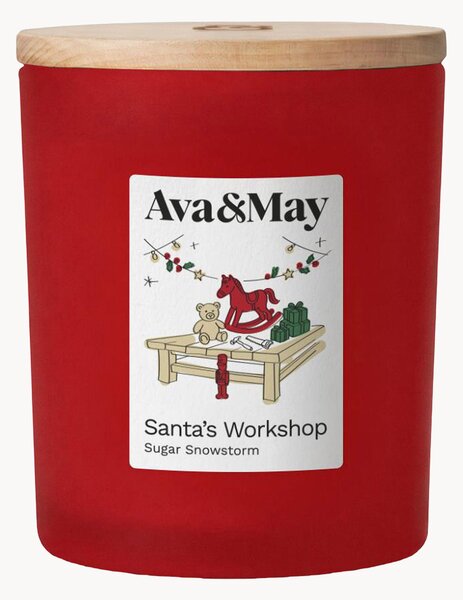 Świeca zapachowa Santa's Workshop (wanilia, wata cukrowa & pikantne nuty)